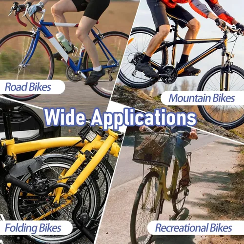 Vista 6 de Kit universal de cables de freno de bicicleta, carcasa de cable de freno de bicicleta y carcasa de cable de cambio de bicicleta con tapas de extremo