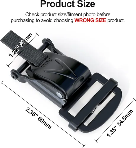 Vista 3 de Kit de hebilla de liberación rápida JAGASOL para casco de motocicleta, accesorios de metal para casco de motocicleta, correa para la barbilla