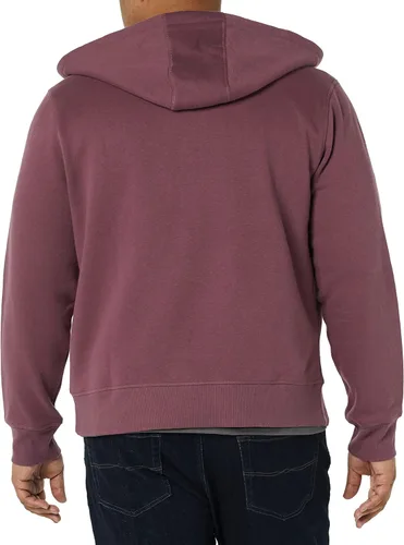Vista 5 de Tienda Essentials - Sudadera con capucha de vellón y cremallera completa, para hombre