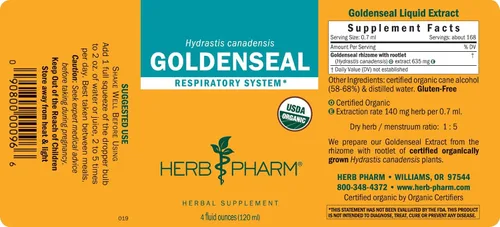 Vista 10 de Herb Pharm Extracto líquido orgánico certificado de sello de oro para apoyo del sistema respiratorio - 4 onzas