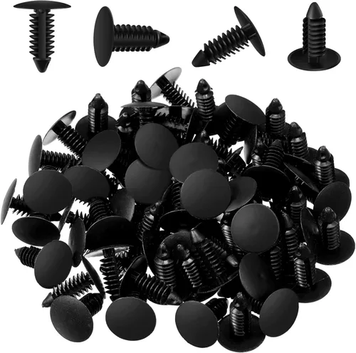 Yulejo 100 sujetadores de remaches de calibre medio para correas de patio con orificios de 3/16 pulgadas o 7/32 pulgadas para silla de césped, kit