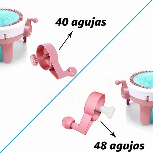 Vista 5 de AZANU Juego de 32 piezas de accesorios para máquina de tejer Sentro 40/48, varias herramientas de repuesto para telar de tejer redondas, incluyen