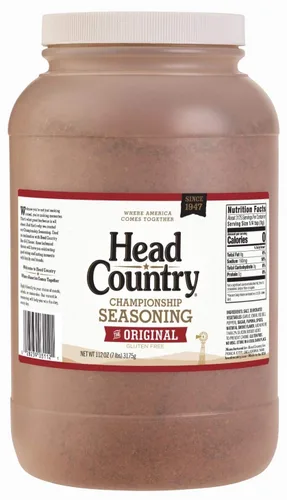 Vista 6 de Head Country Bar-B-Q Championship Seasoning, Original Condimento para Barbacoa Sin Gluten, Sin MSG Mezcla de Especias Secas Audaz y Herbácea