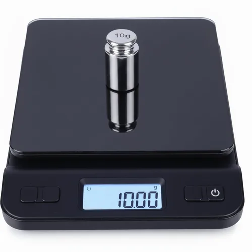 Vista 2 de I-MART Juego de 5 pesos de calibración de 0.04 oz, 0.07 oz, 0.18 oz, 0.35 oz, 0.71 oz, acero de alta calidad, cromado, pesos pequeños para báscula