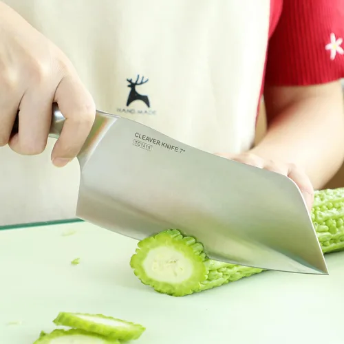 Vista 9 de TUO Cuchillo utilitario pequeño de 5 pulgadas, cuchillo multiusos de cocina, cuchillos de pelar de verduras y cuchilla de verduras, cuchillo de chef