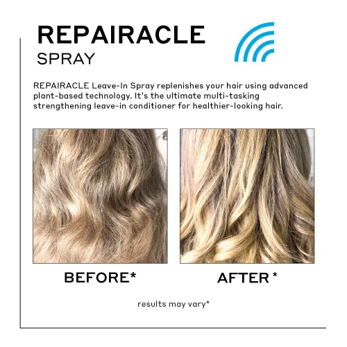 Vista 2 de ZENAGEN Repairacle Repairing Leave-In Conditioner Strengthens & Repairs Hair, Detangles & Smooths, Adds Shine & Hydration, Plant-Based