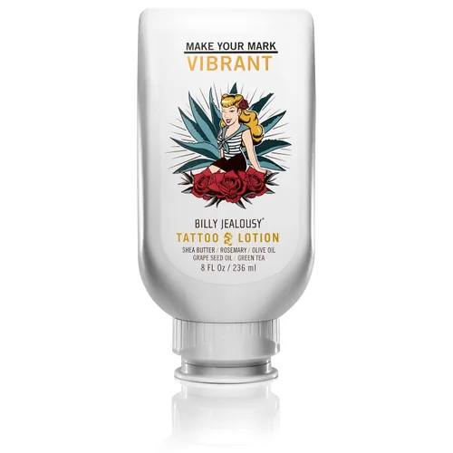 Billy Jealousy Tattoo Lotion for All Skin Types Formulated with Shea Butter, Essential Oils & Green Tea Leaf Extract, Tattoo Aftercare that