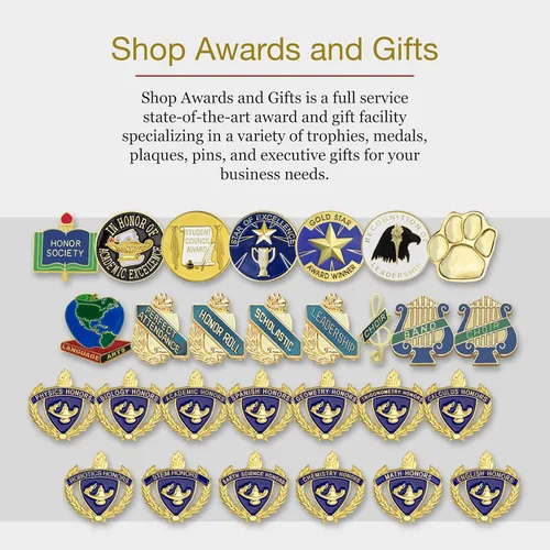 Vista 6 de Pin de solapa Compromiso con la Excelencia - Paquete de 10, Latón, No es una piedra preciosa