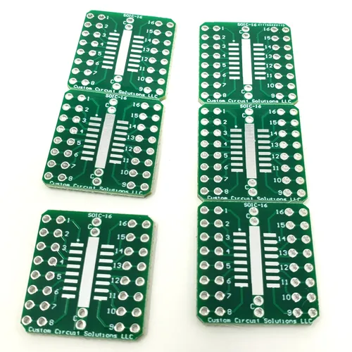 Vista 7 de Soluciones de Circuito Personalizado – Módulo de PCB de Separación SMD a DIP, 4-Pino, Adaptador de Cabezal de D2PAK (DPAK) a DIP con Resistencia SMT