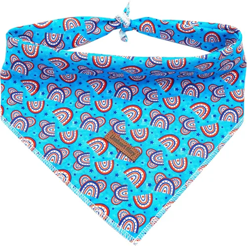 Vista 46 de Lionheart glory Bandana de Halloween para perros 1 paquete Bufanda suave lavable para perros, pañuelo cuadrado ajustable para perros pequeños