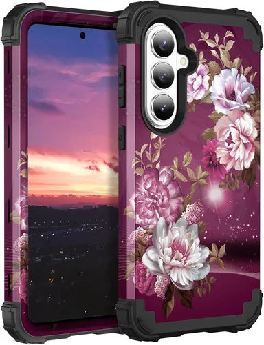 Vista 19 de Hocase Funda para Galaxy S20 FE 5G, resistente a prueba de golpes, goma de silicona suave, funda protectora híbrida de plástico duro para Samsung