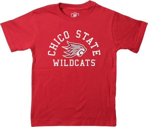 Vista 127 de Wes and Willy Camiseta de algodón orgánico de manga corta para niños de la NCAA