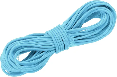 Vista 23 de DMiotech Cordón elástico de 1/8 pulgadas (0.118 in), 33 pies (32.8 ft), color verde militar para pulseras, cuerda de cuentas, camping, amarre