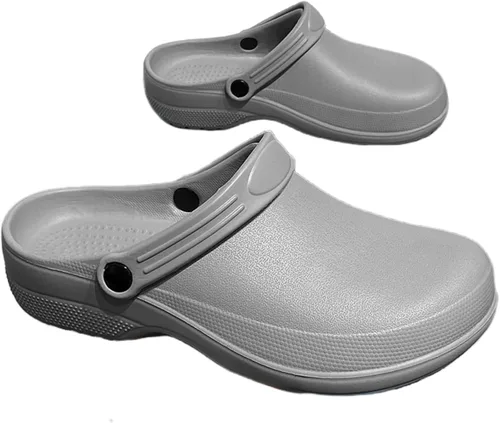 Vista 10 de Unisex EVA Clogs Waterproof Comfortable Oil-Resistant Non-Slip Work Shoes for Chef Nurse