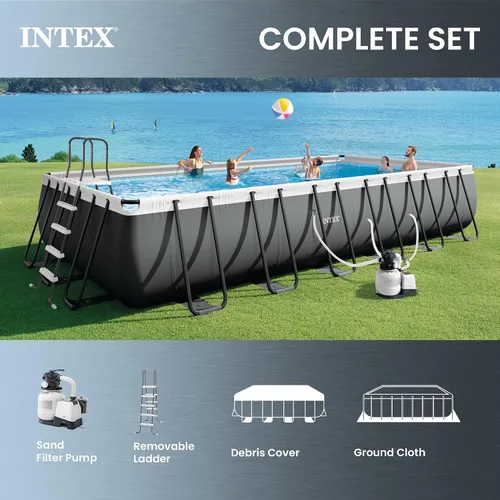 Vista 12 de INTEX Ultra XTR 24ft x 12ft 52 in Above Ground Swimming Pool Set w/Pump
