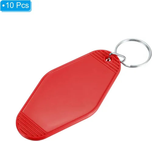 Vista 51 de PATIKIL Vintage Motel Llavero, en blanco Hotel Llaveros Llaveros