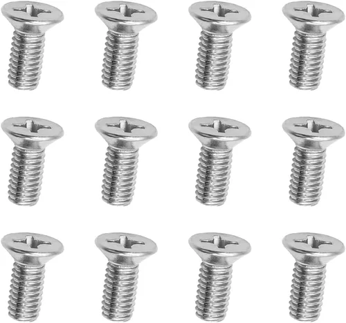 Vista 8 de AUCELI 8 piezas de tornillos de rotor de disco de freno de acero inoxidable, 93600-06014-0H, kit de pernos de hardware de retención para delantero