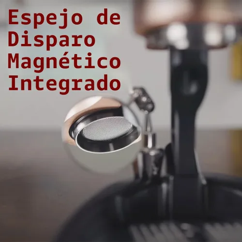 Vista 8 de Flair PRO 3 (Negro) – Máquina de café expreso con palanca manual con cabezal de infusión de acero inoxidable, manómetro y espejo de chupito