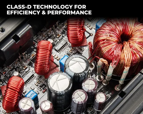 Vista 3 de NVX MVPA2 - Amplificador compacto impermeable IPX67 de 1200W de pico (600W RMS) de 2 canales de la serie Marine-V de clase micro D