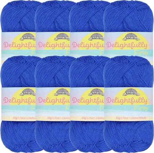 Vista 62 de JubileeYarn - Ovillo de hilo deliciosamente fino, 1.76 oz/madeja de rayón de bambú, color rosa polvo, 4 madejas