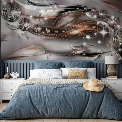 Vista 31 de artgeist Mural de pared abstracto de 77 x 55 pulgadas, papel tapiz autoadhesivo XXL, autoadhesivo, extraíble, gran adhesivo, decoración de pared