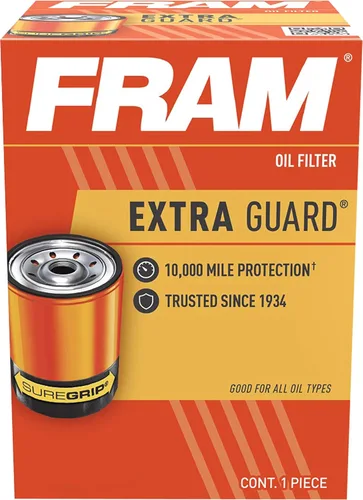 Vista 6 de Fram Extra Guard PH25, filtro de aceite giratorio con intervalo de cambio de 10 mil millas (paquete de 2)