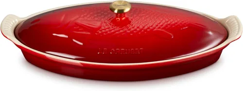 Le Creuset - Horno para pescado Heritage, cerámica, 1,6 L, rojo