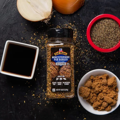 Vista 7 de McCormick Grill Mates Worcestershire Pub Burger Seasoning - Condimento para hamburguesas, 10.62 oz