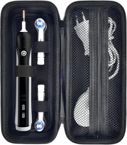 Funda de viaje para cepillo de dientes compatible con Oral-B Pro 1000, 2000, 3000, 3500, 1500/ para cepillo de dientes eléctrico Philips Sonicare