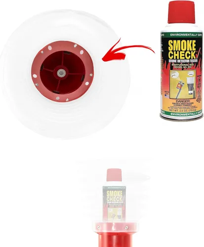 Vista 3 de Nuevo y mejorado Fumar PRO - Detector de humo/probador de alarma contra incendios + 1 lata HSI SmokeCheck
