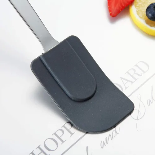 Vista 6 de Espátulas de silicona, Berglander raspadores flexibles herramienta de mezcla para hornear, herramientas de hornear, espátula de goma, resistente al