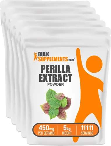 Vista 9 de BulkSupplements. com Extracto de Perilla en polvo – Suplemento de Perilla Frutescens, suplemento de hierbas – Vegano y sin gluten, 450 mg por