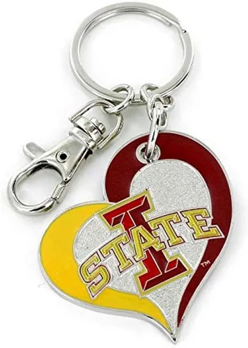 Vista 16 de aminco NCAA unisex-adulto Llavero de Corazón Espiral