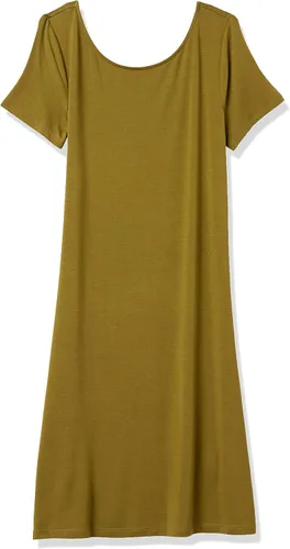 Vista 5 de Daily Ritual - Vestido de camiseta espalda ballet tela jersey y corte estándar para mujer