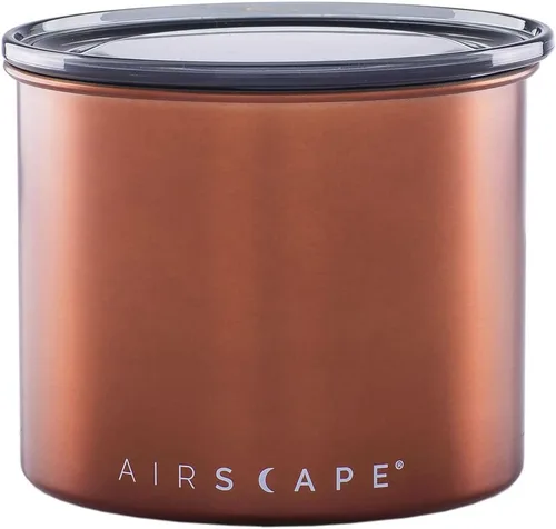 Vista 2 de Planetary Design Airscape Contenedor de café de acero inoxidable Contenedor de almacenamiento de alimentos Tapa hermética patentada de EE. UU.