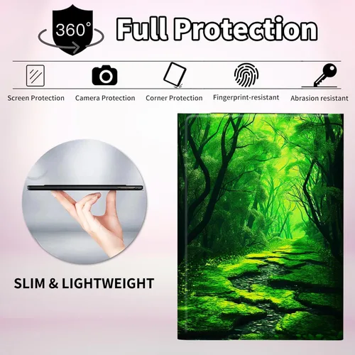 Vista 3 de Funda para Samsung Galaxy Tab S6 Lite 2022/2020 Teclado Inalámbrico Desmontable y Cubierta De Soporte De Cuero PU Funda Protectora Para Samsung
