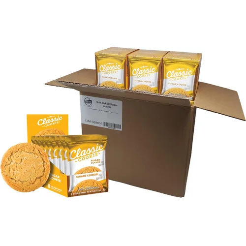 Vista 16 de Galletas de brownie Classic Cookie suavemente horneadas en forma redonda, 2 cajas, 16 galletas envueltas individualmente