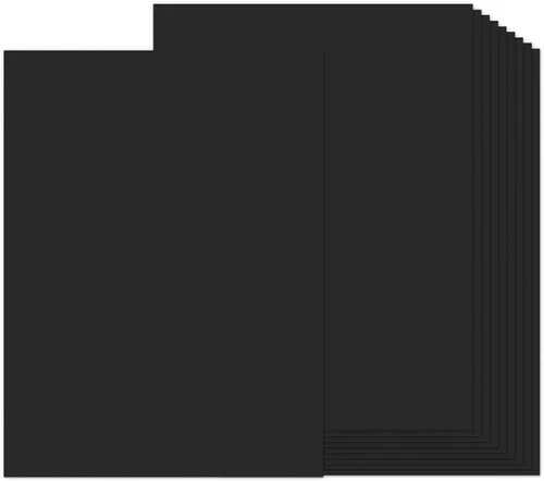 Black Cardstock 9x12 100 Sheets