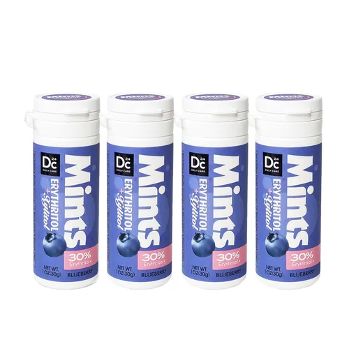 Vista 12 de DC24 DAILY CARE Mentas de Xilitol Sin Aspartame Sin azúcar Bajas en calorías con Eritritol Mentas para el aliento boca seca aptas