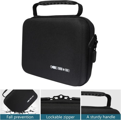 Vista 7 de Estuche de Municiones de 108 Rondas para 9mm, Estuche de Almacenamiento de Municiones Compatible con 9mm Luger, 9mm Parabellum, 9mm Makarov,.380