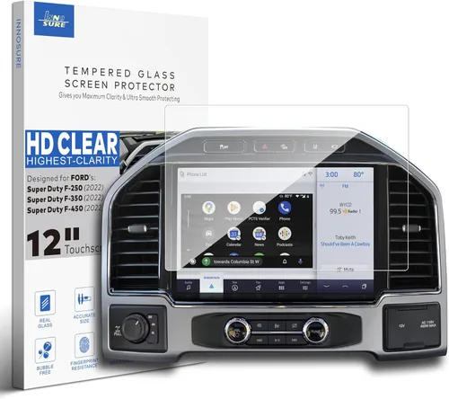 Vista 16 de Protector de pantalla de vidrio templado para Ford F-150 (2021-2025), F-150 Lightning (2022-2025), Expedition (2022-2024) Navigator Pantalla táctil