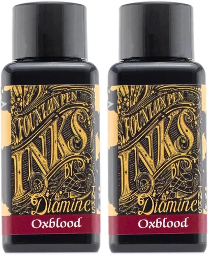 Vista 14 de Tinta embotellada para pluma estilográfica Diamine, 30 ml - Ámbar