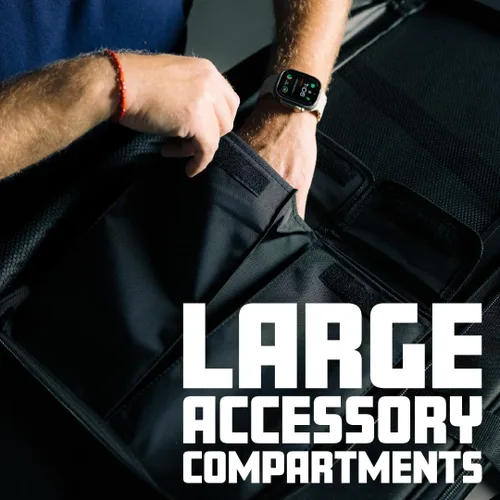 Vista 4 de Estuche ligero Gator con asa retráctil y ruedas, se adapta a teclados estándar de 49 notas y pianos eléctricos, (GK-49)