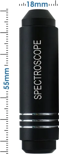 Vista 5 de Espectroscopio de difracción de mano, espectrómetro gemológico de rejilla de tamaño bolsillo en una herramienta de gemas, lupa de ojo para uso GIA e