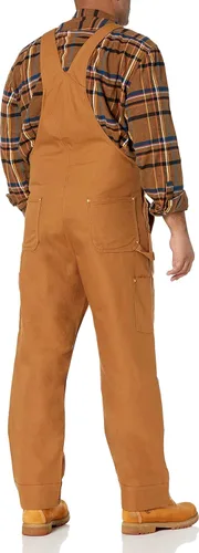 Vista 2 de Carhartt - Overol con pechera de lona de ajuste relajado para hombre
