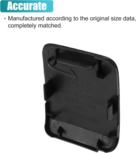 Vista 6 de uxcell Cubierta de gancho de remolque para parachoques delantero izquierdo sin pintar para Toyota CHR 2021-2022 Gancho de remolque para parachoques