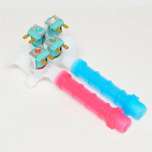 Válvula de entrada de agua de 4 bobinas - Se adapta a 134637810, 134637800 para lavadora de carga frontal