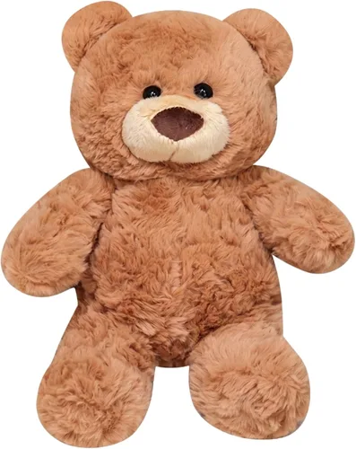 Oso de peluche de 10 pulgadas, oso de peluche suave para niños y adultos, decoración del hogar, cumpleaños (marrón)