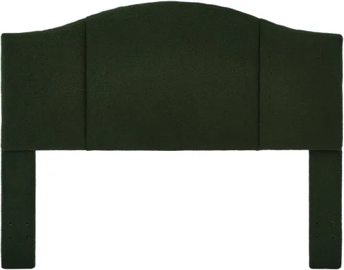 Vista 19 de 24KF Cabecera tapizada de tela de peluche suave, cabecera moderna con borde superior ondulado tamaño California King, 6033-K-Gris