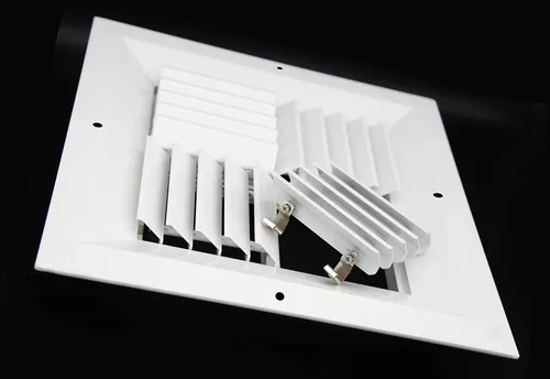 Vista 6 de HVAC Premium Rejilla de aire HVAC de techo ajustable de aluminio extruido de 18 '' de ancho x 18 '' de alto – intercambiable: 1 vía